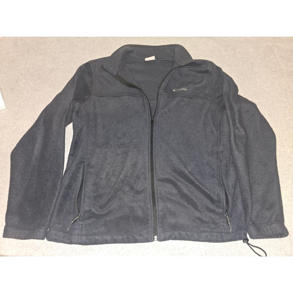 Columbia Mens Steens Mountain Full Zip Fleece Jacket Black WM3220 Size Large